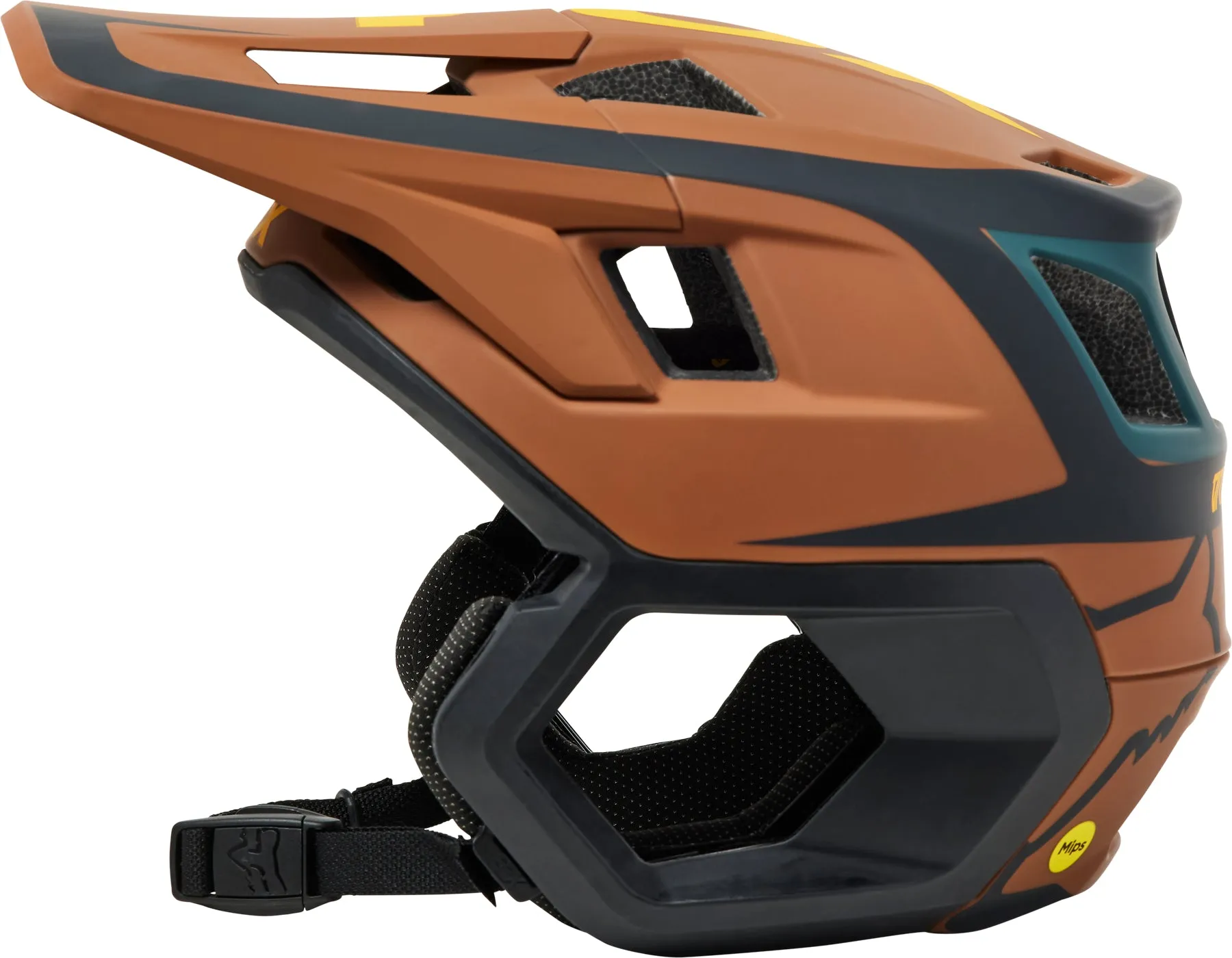 Fox Dropframe Pro Dvide Helmet Nutmeg