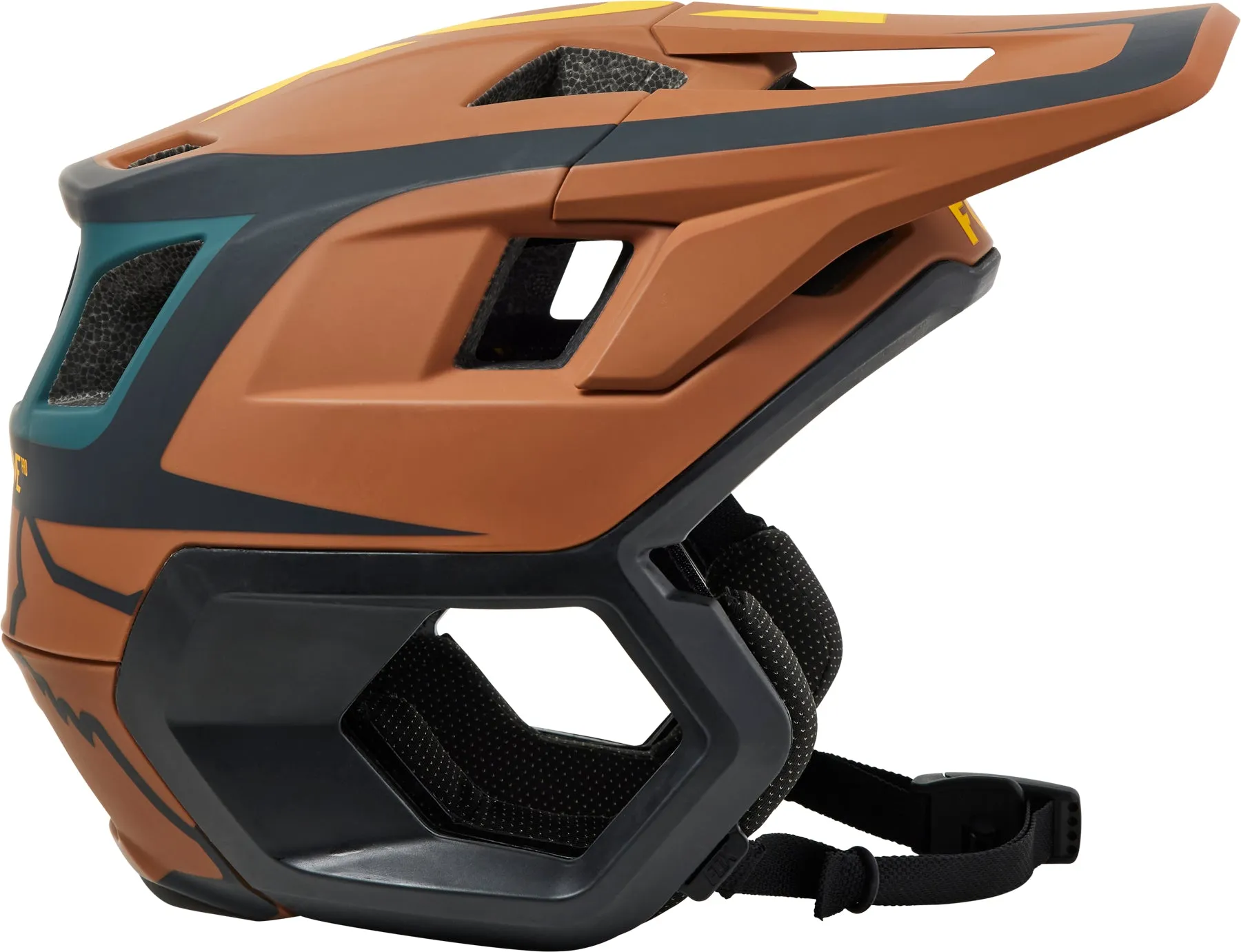 Fox Dropframe Pro Dvide Helmet Nutmeg