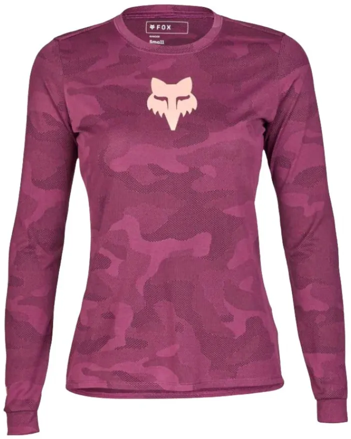 Fox WOMENS RANGER TRU DRI LS JERSEY - Sangria