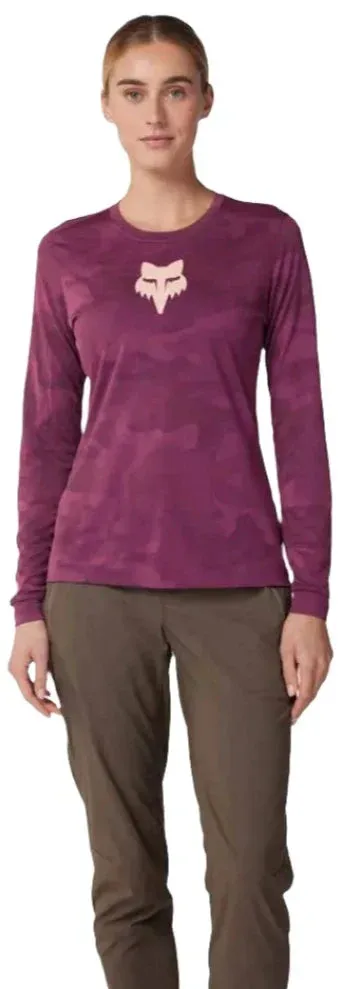 Fox WOMENS RANGER TRU DRI LS JERSEY - Sangria