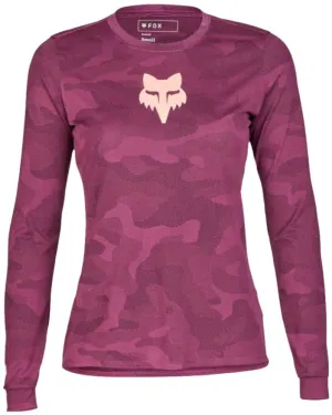 Fox WOMENS RANGER TRU DRI LS JERSEY - Sangria