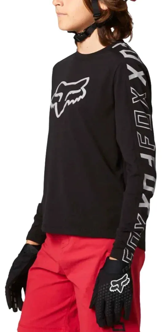 Fox YOUTH RANGER DR LS JERSEY - Black