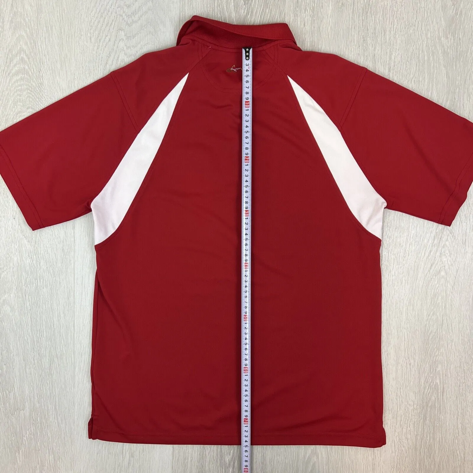 Greg Norman Riverside Oaks Golf Resort Mens Red Polo Shirt Size Medium