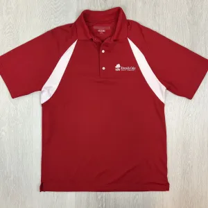 Greg Norman Riverside Oaks Golf Resort Mens Red Polo Shirt Size Medium