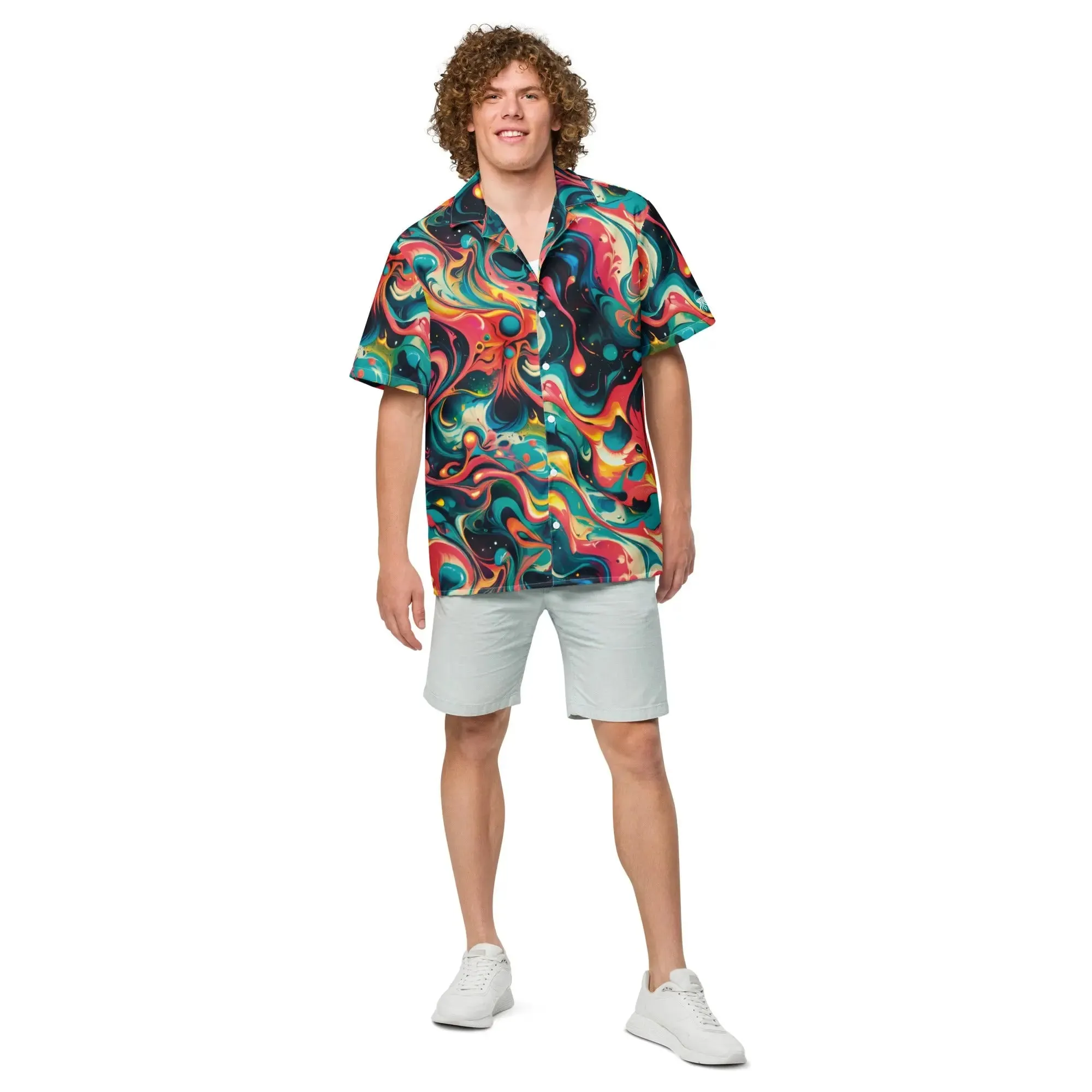 Hawaiian Shirt - Celestial Splash