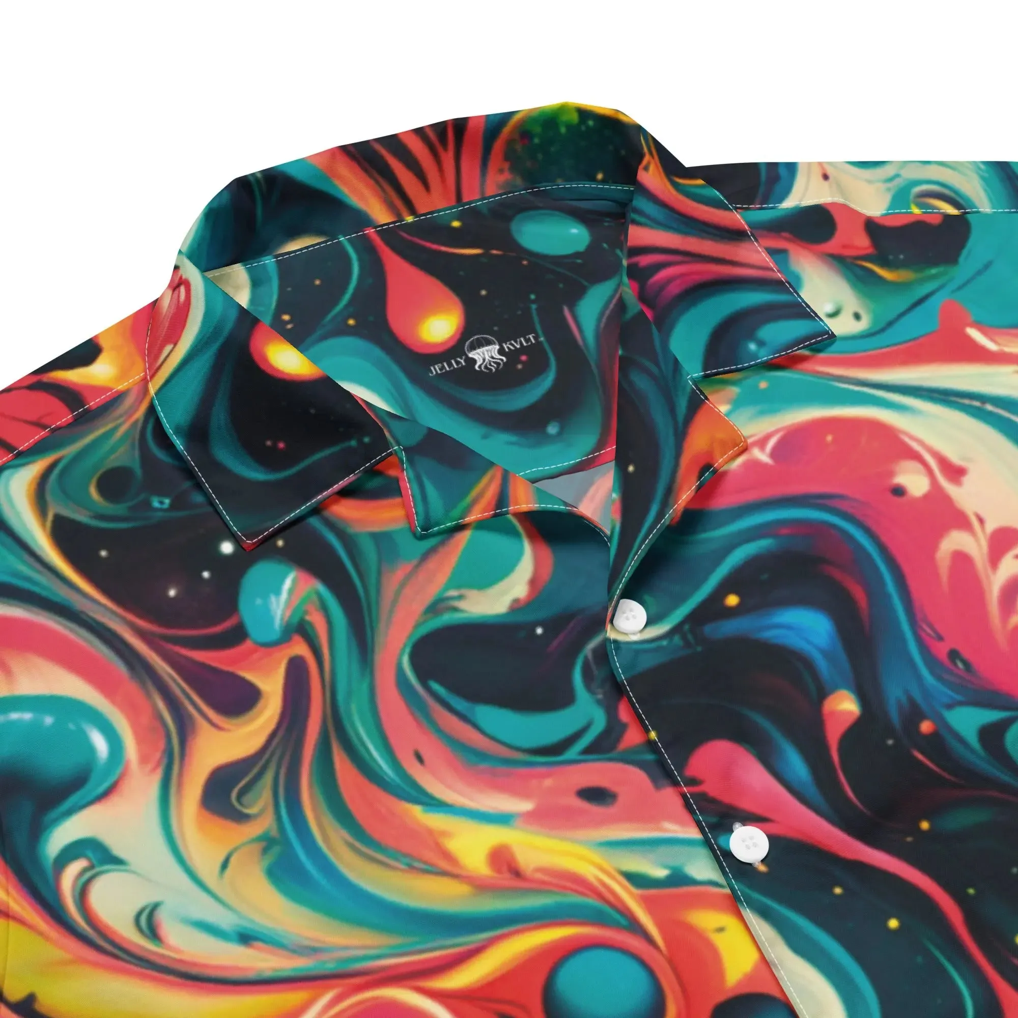 Hawaiian Shirt - Celestial Splash