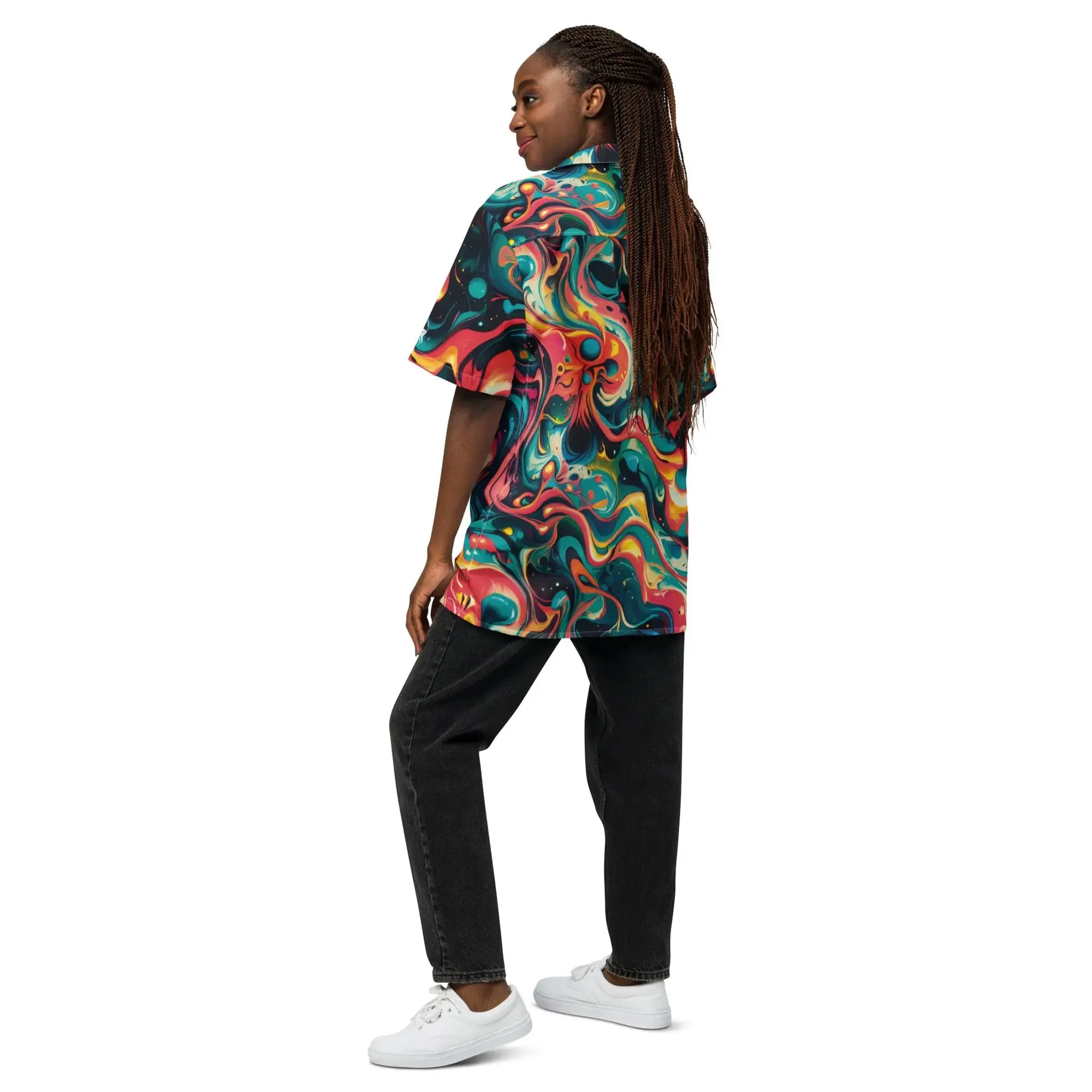 Hawaiian Shirt - Celestial Splash