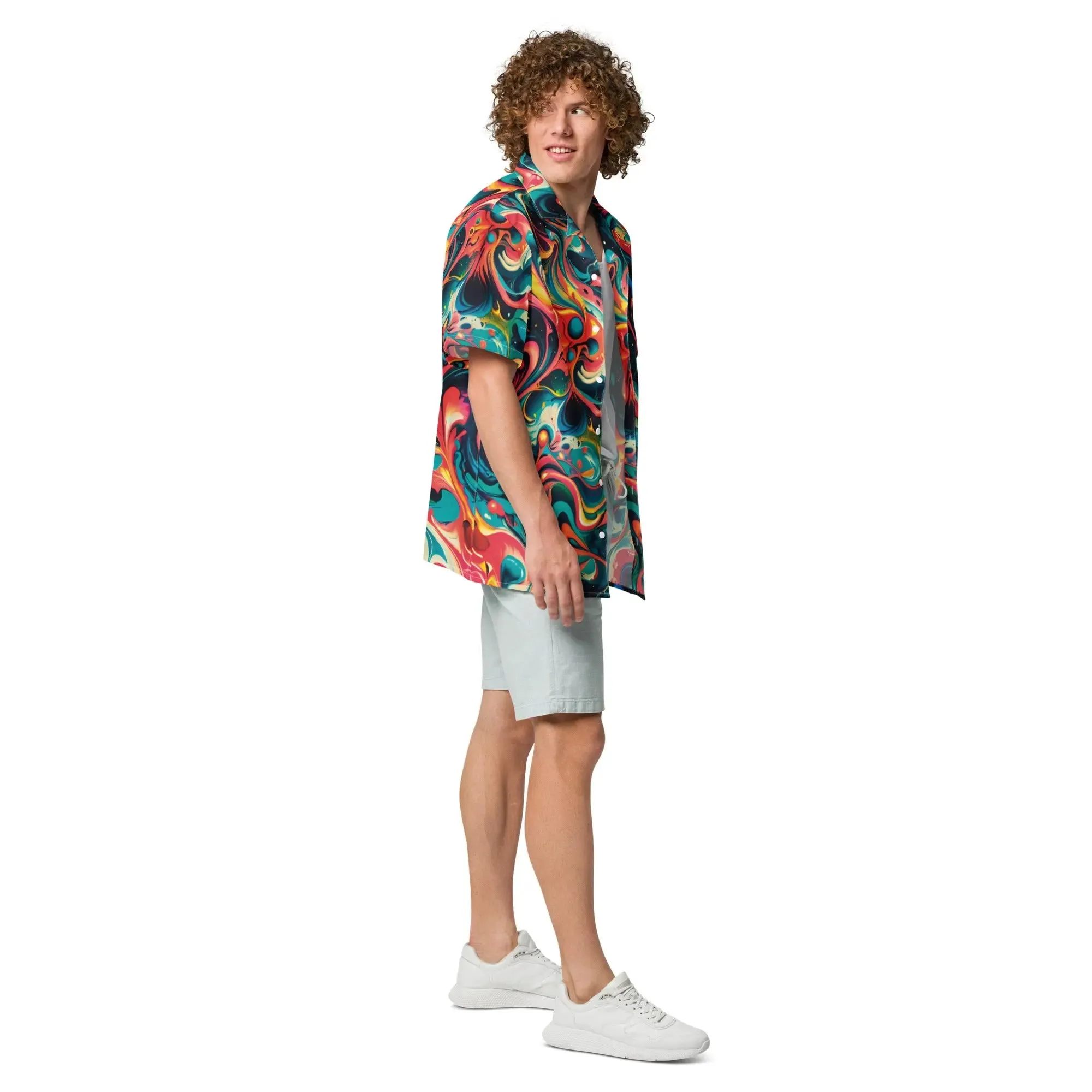 Hawaiian Shirt - Celestial Splash