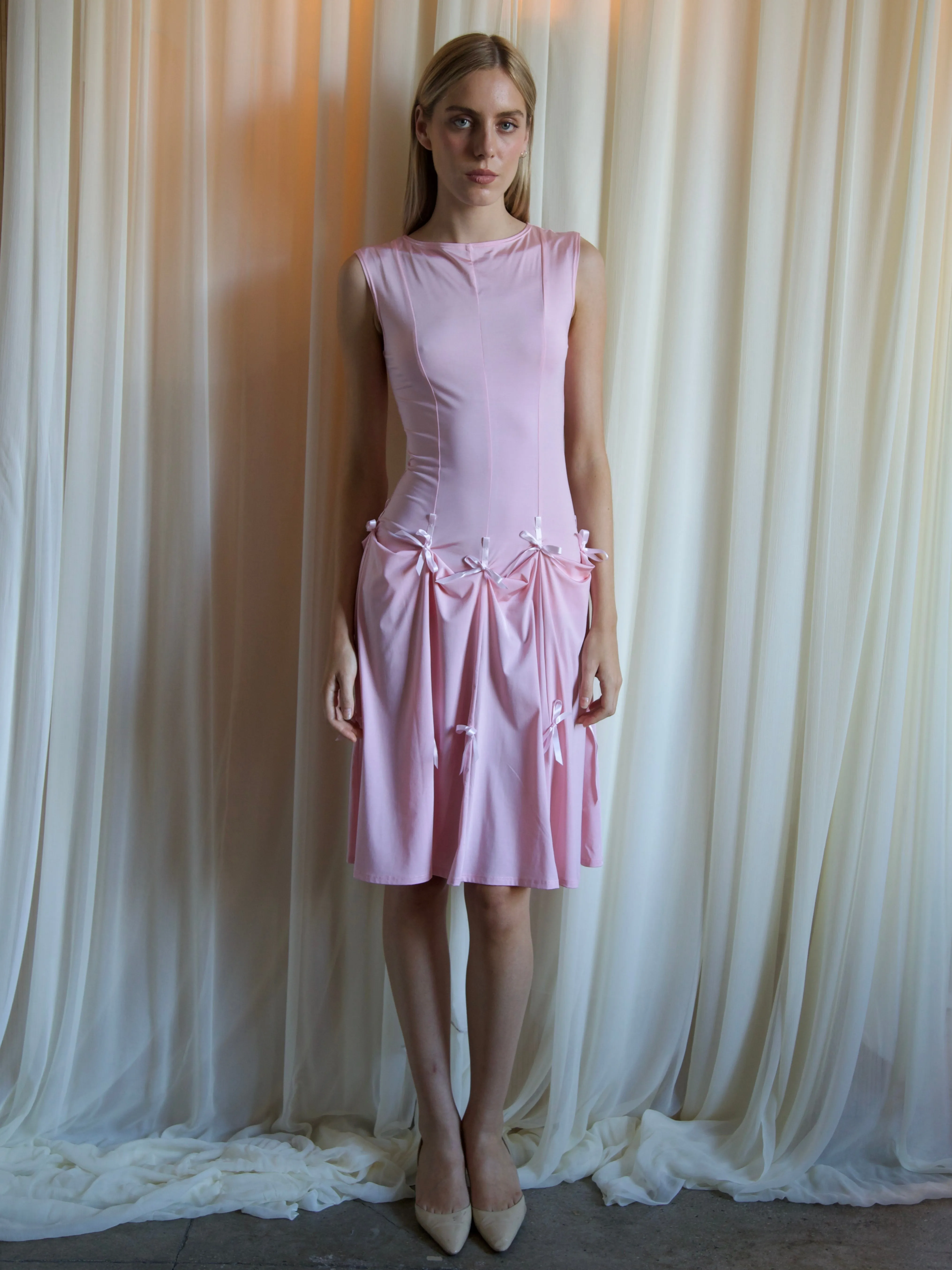 HEIRESS DRESS IN PEONY