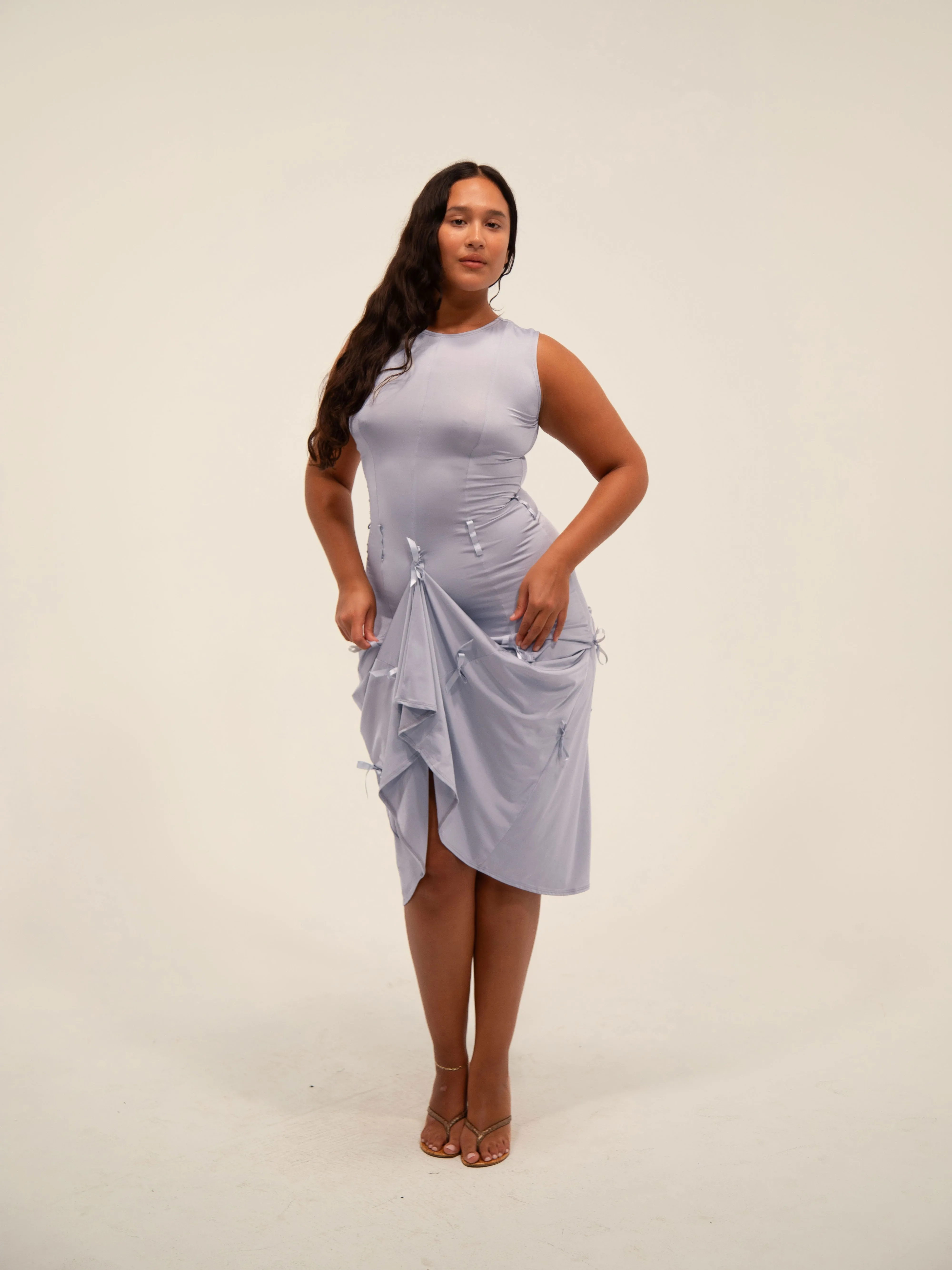 HEIRESS DRESS IN STARDUST