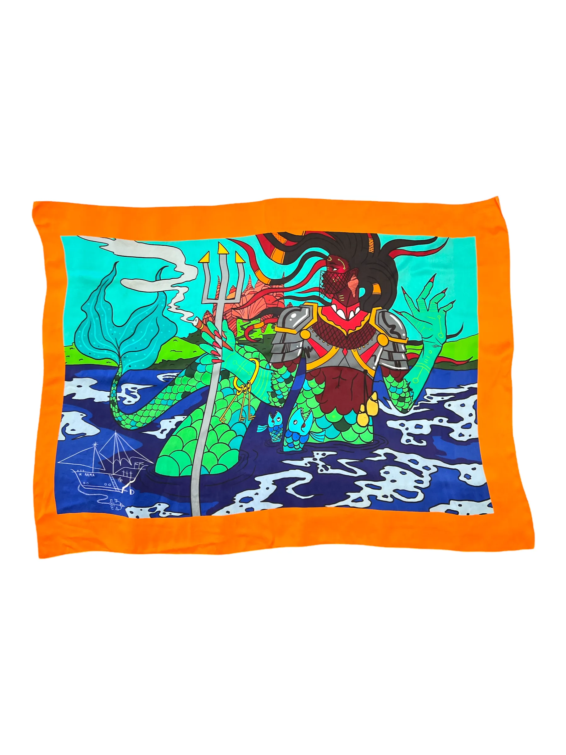 HOA X Gianni Lee Sea Spirit Silk Scarf