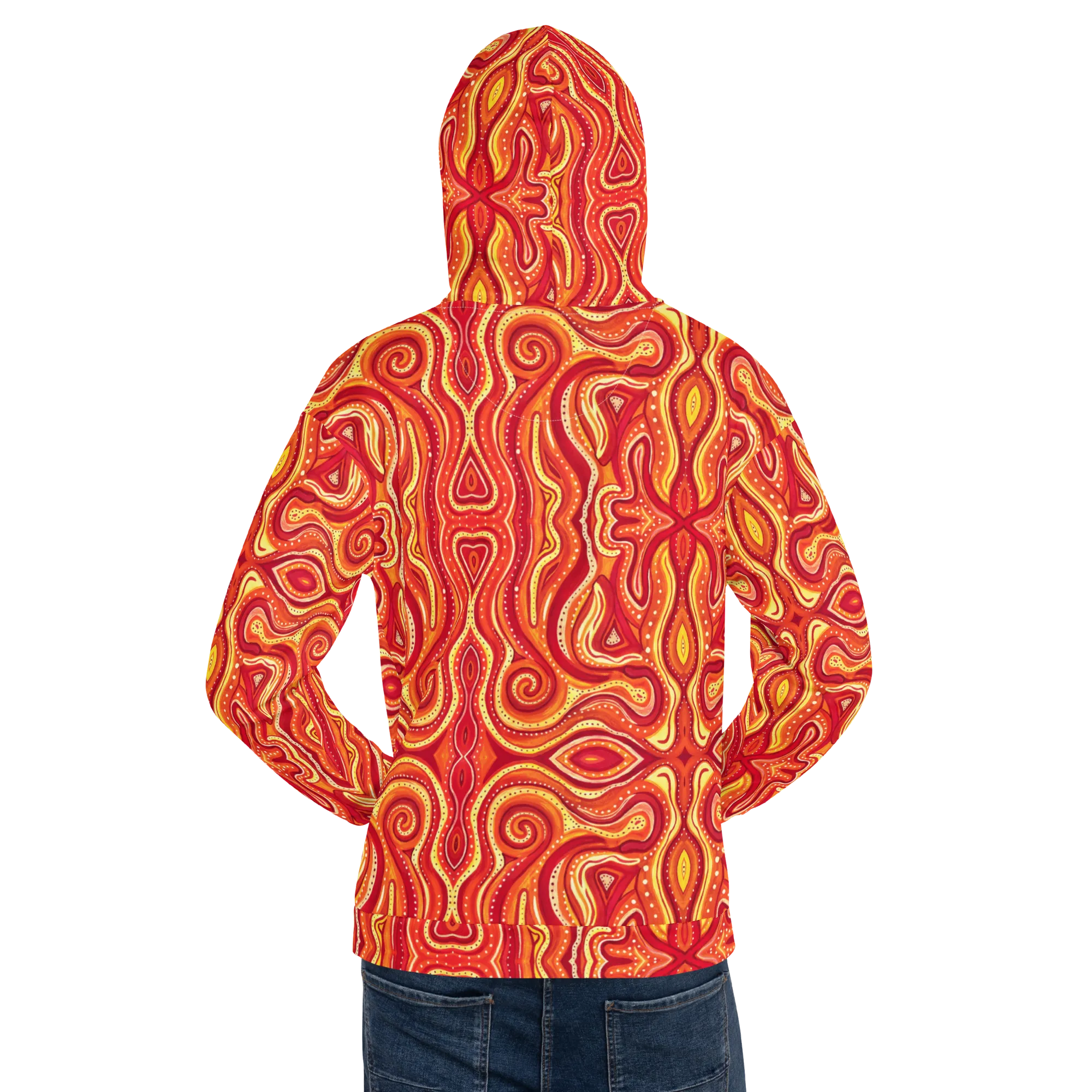 Hooded Sweatshirt- "Ember" Design