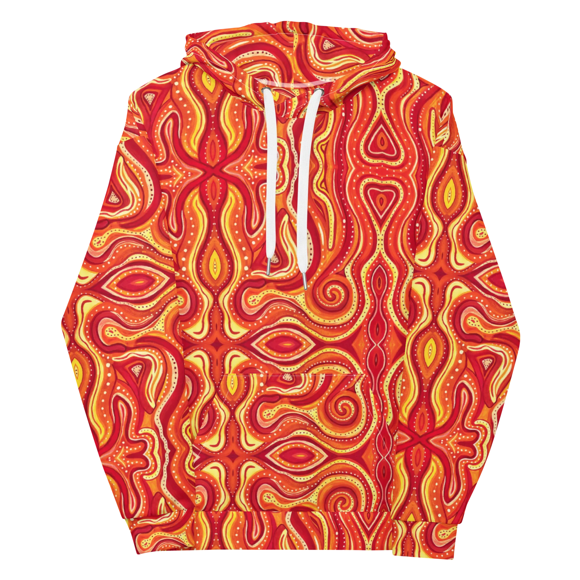 Hooded Sweatshirt- "Ember" Design