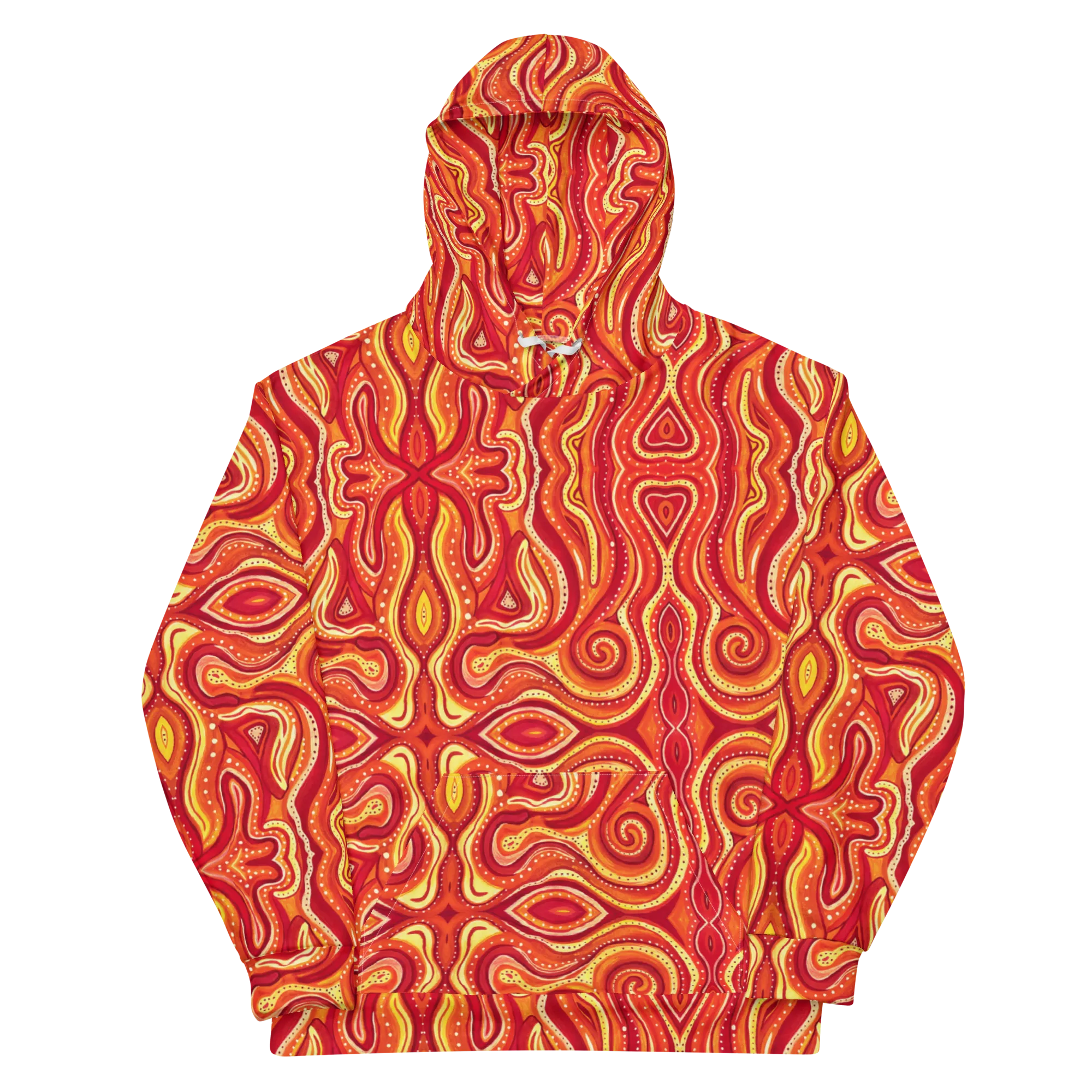 Hooded Sweatshirt- "Ember" Design