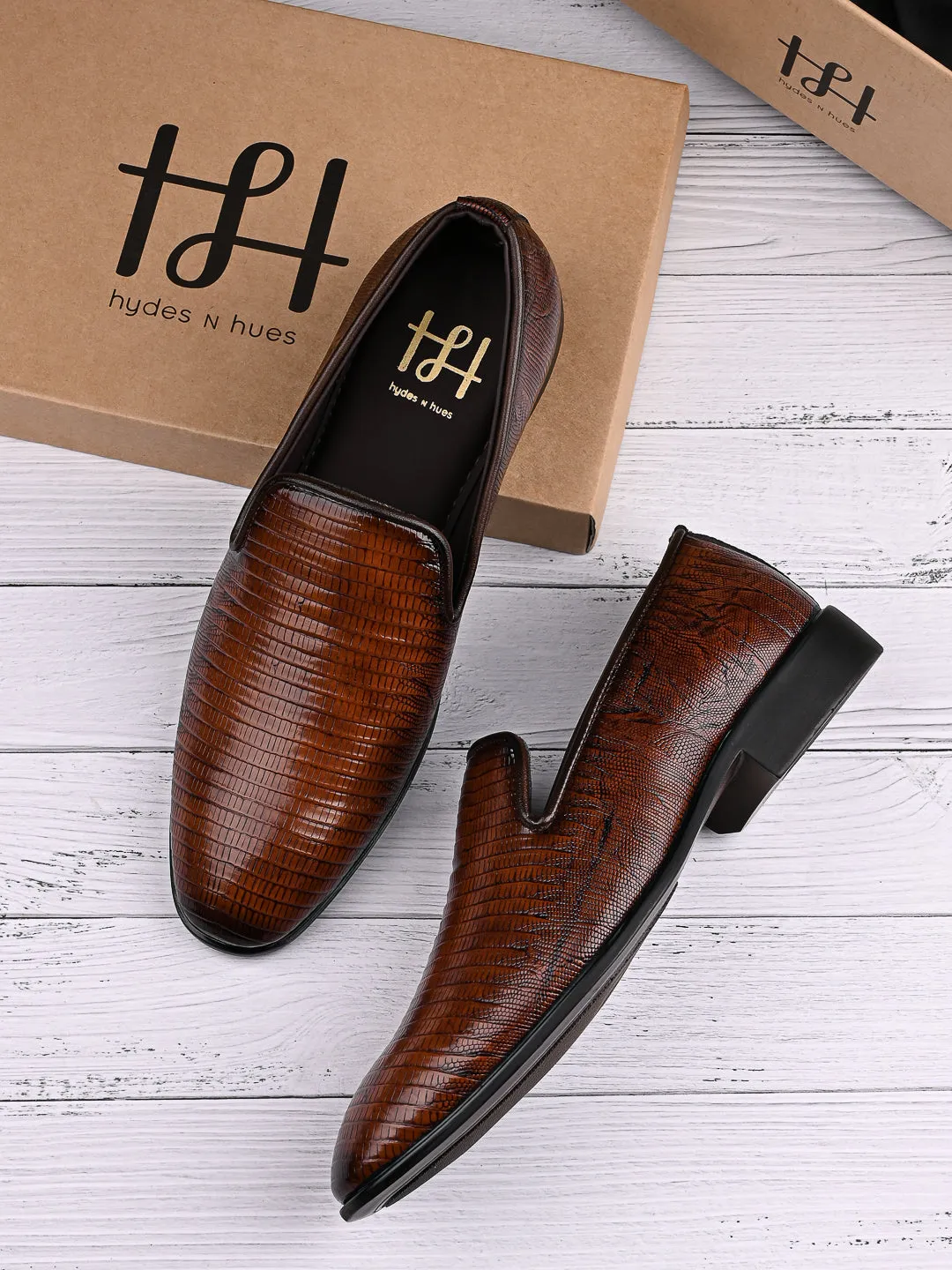 Hydes N Hues Men Formal Slip-on Shoes