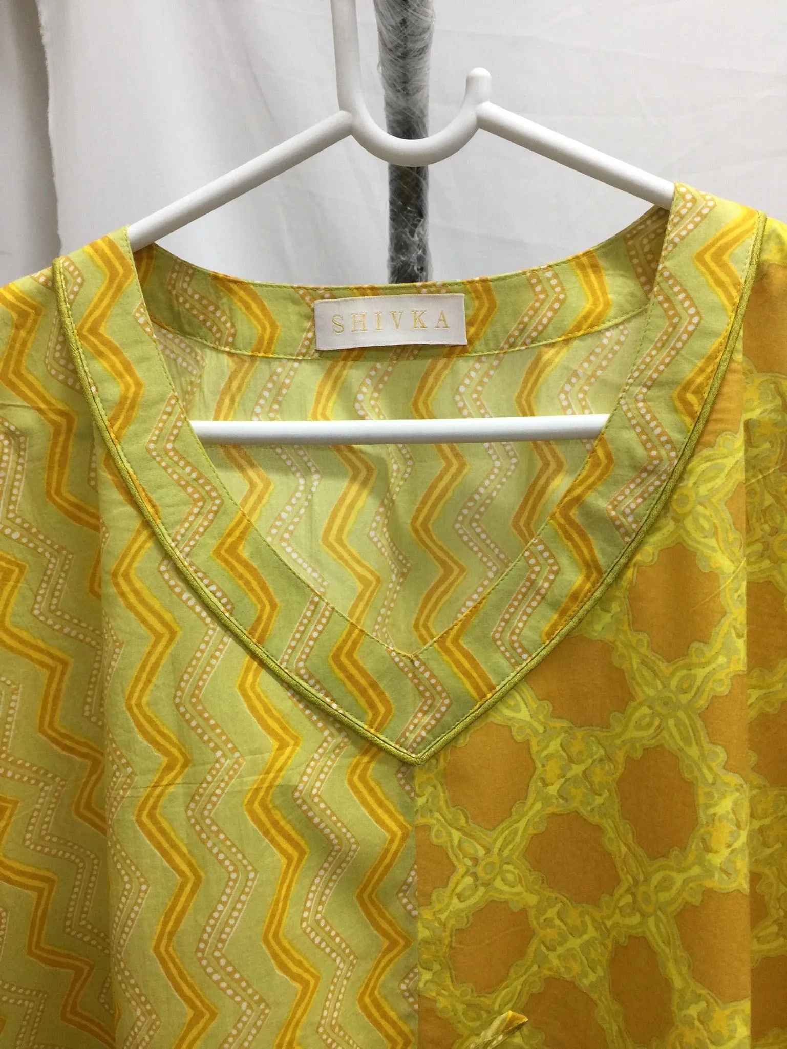 Indian Print Cotton Kaftan