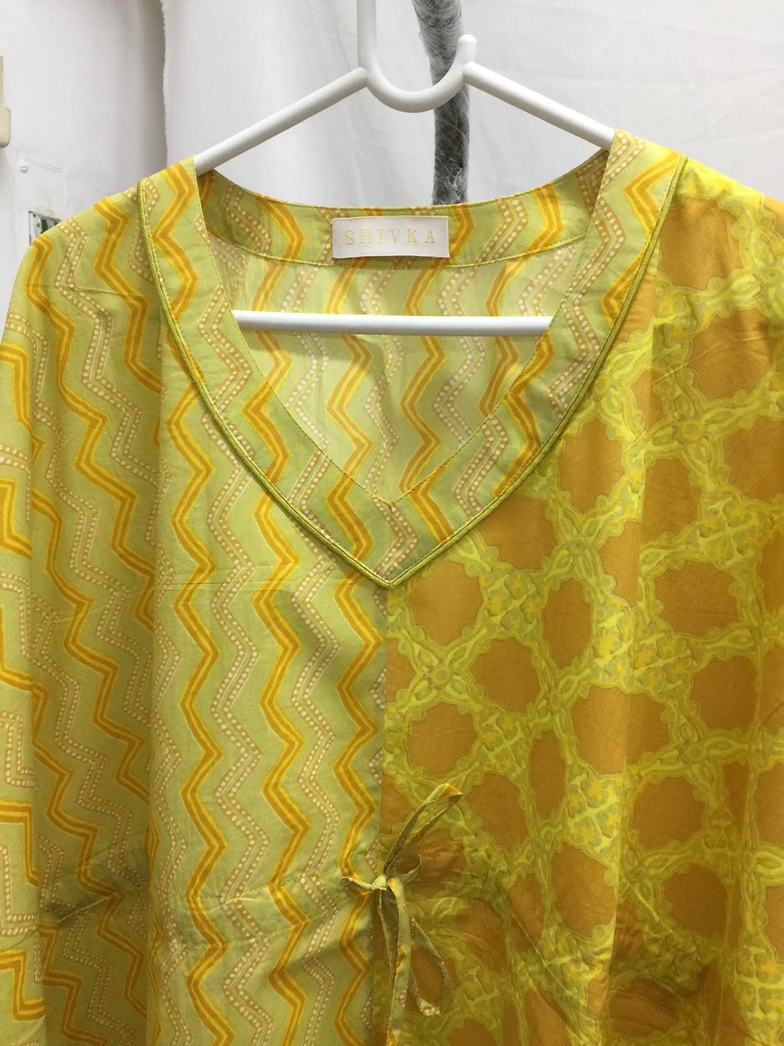 Indian Print Cotton Kaftan