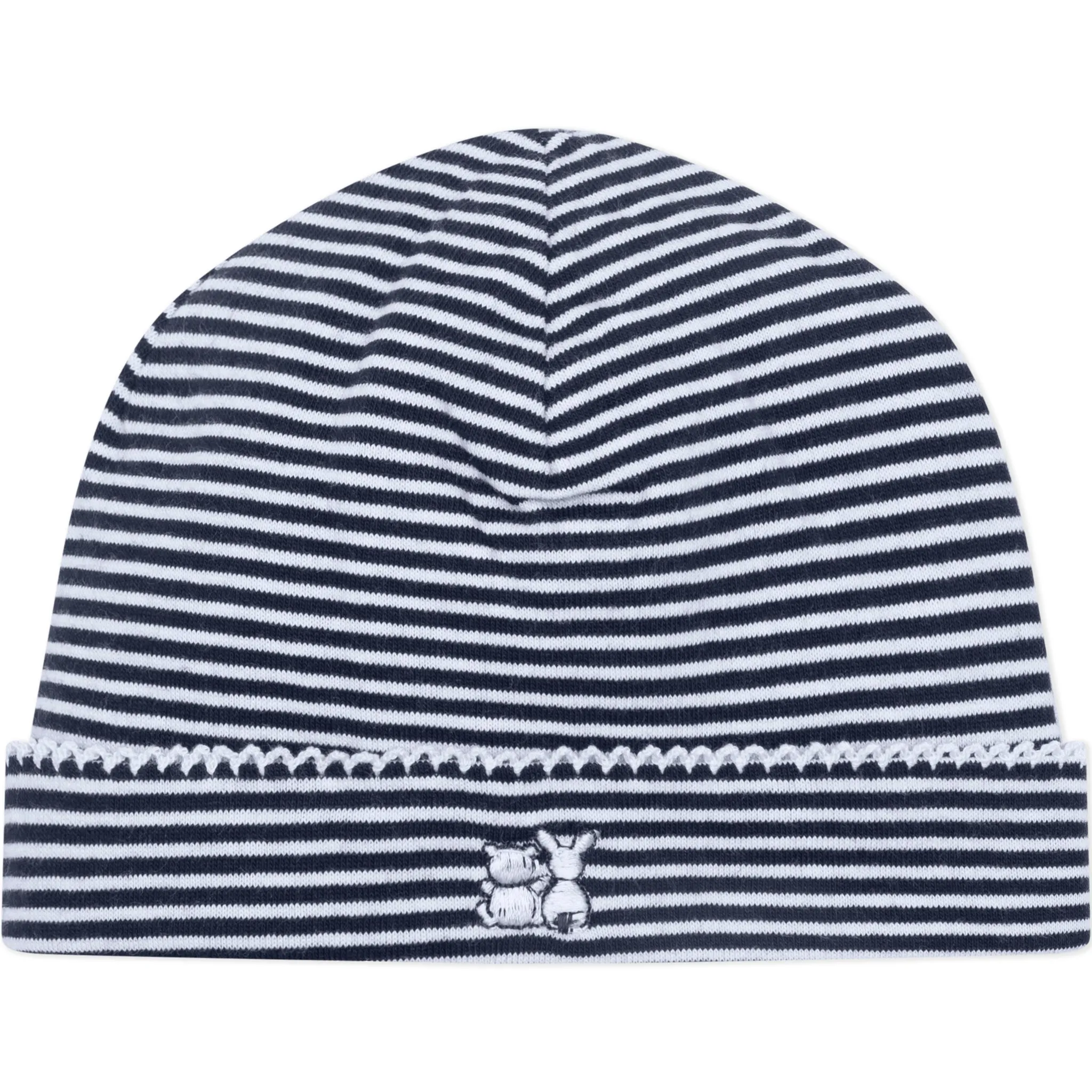 Jasper Navy Boys Teddy Babygrow and Hat