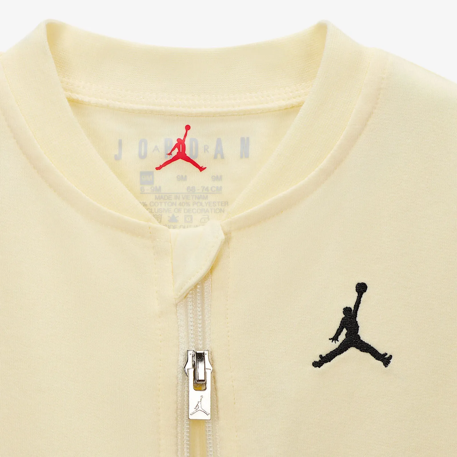 Jumpman Footed Coverall - Coconut Milk