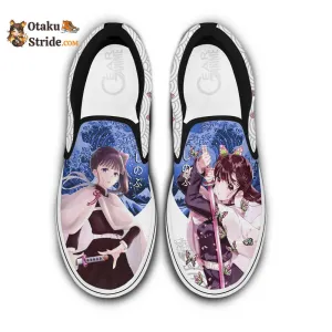 Kanao Tsuyuri Slip-On Shoes Canvas Custom Anime Shoes
