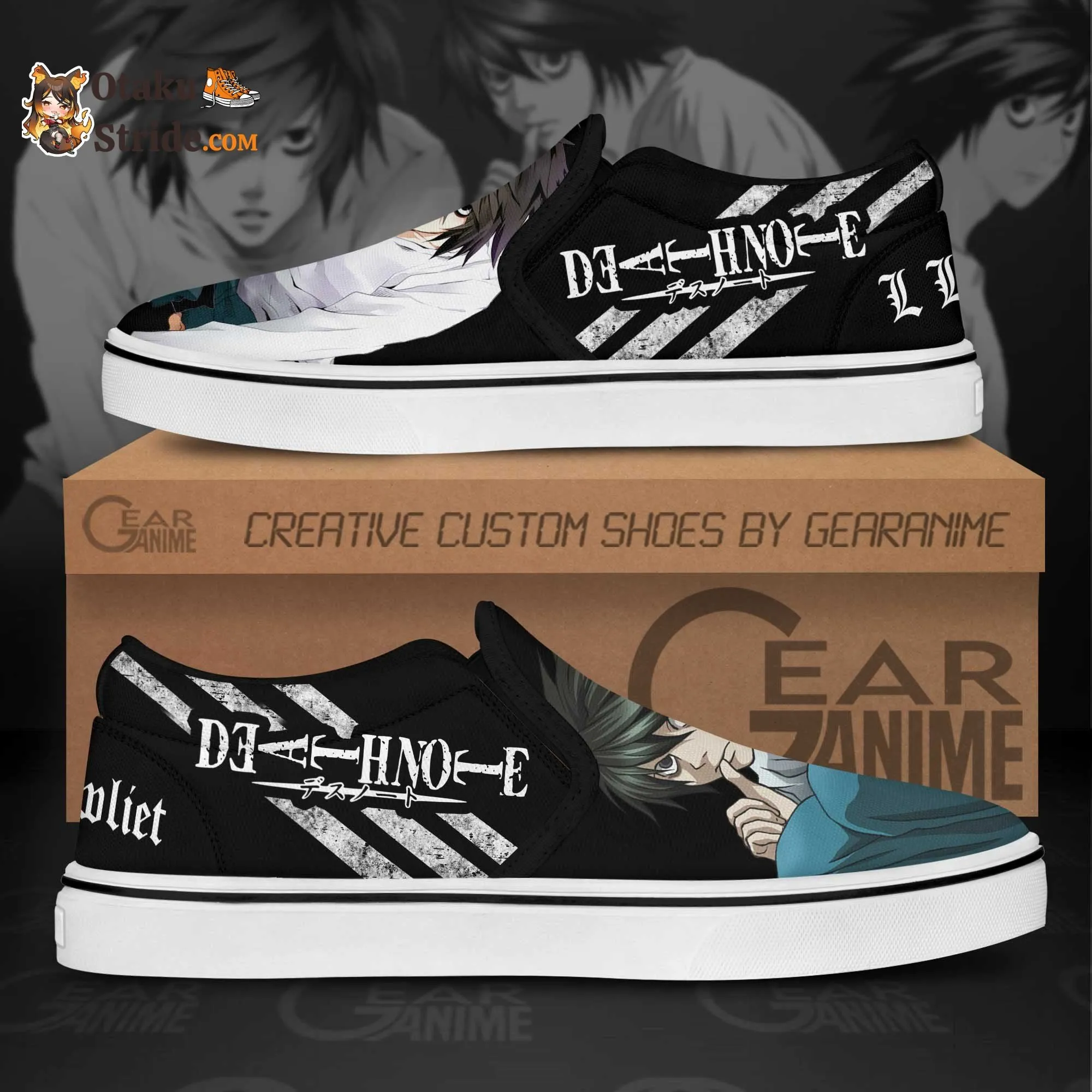 L Lawliet Slip-On Shoes Dnote Shoes TT1812