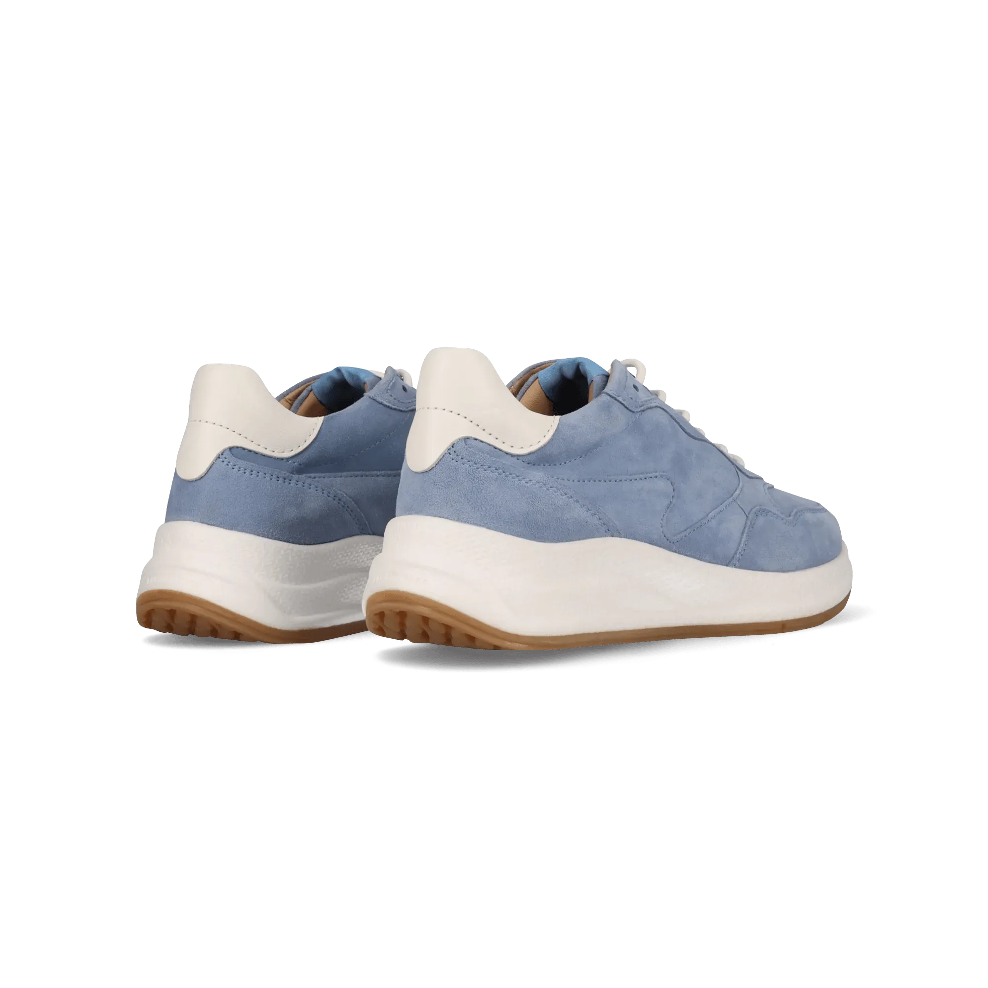Leder Sneaker blau