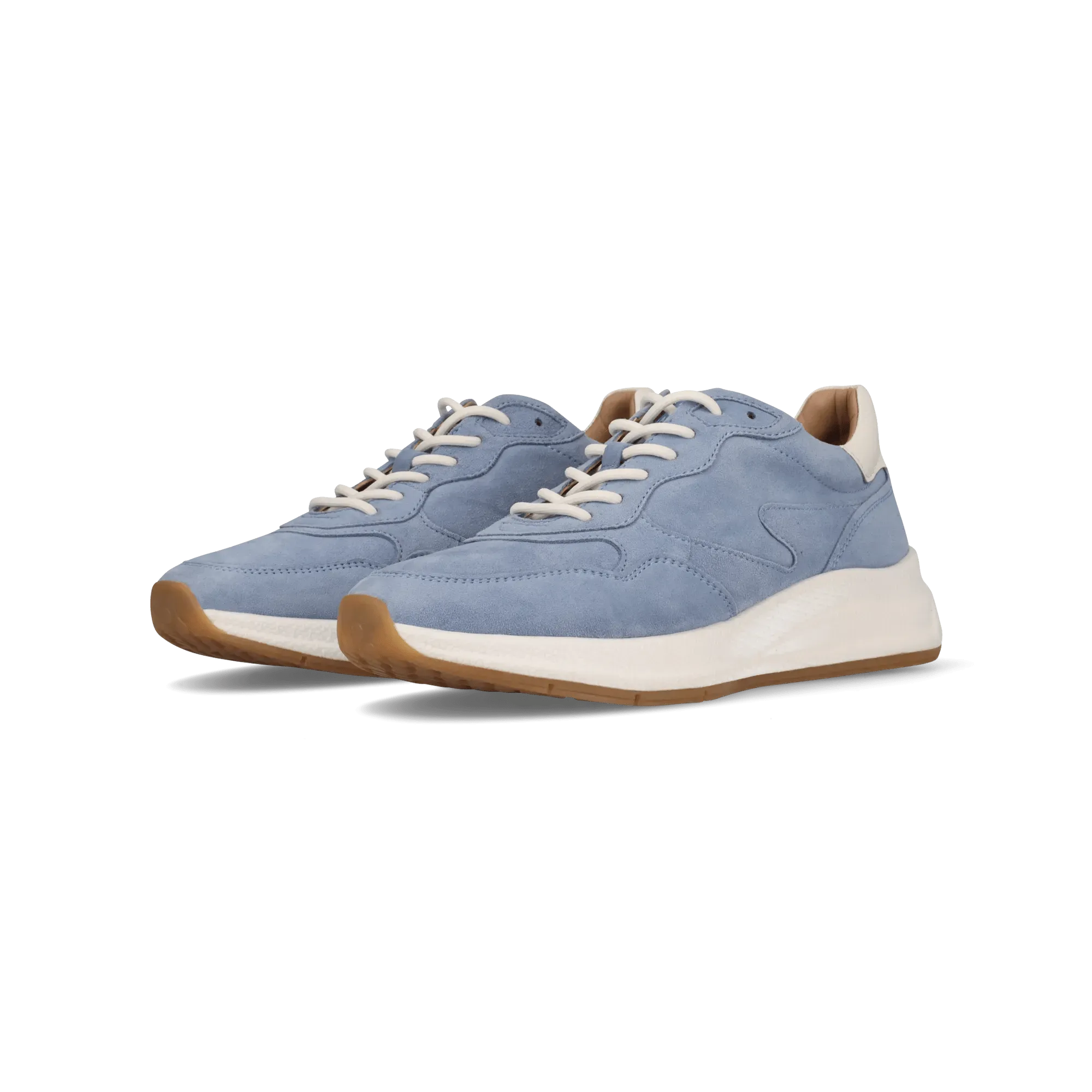 Leder Sneaker blau