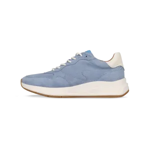 Leder Sneaker blau