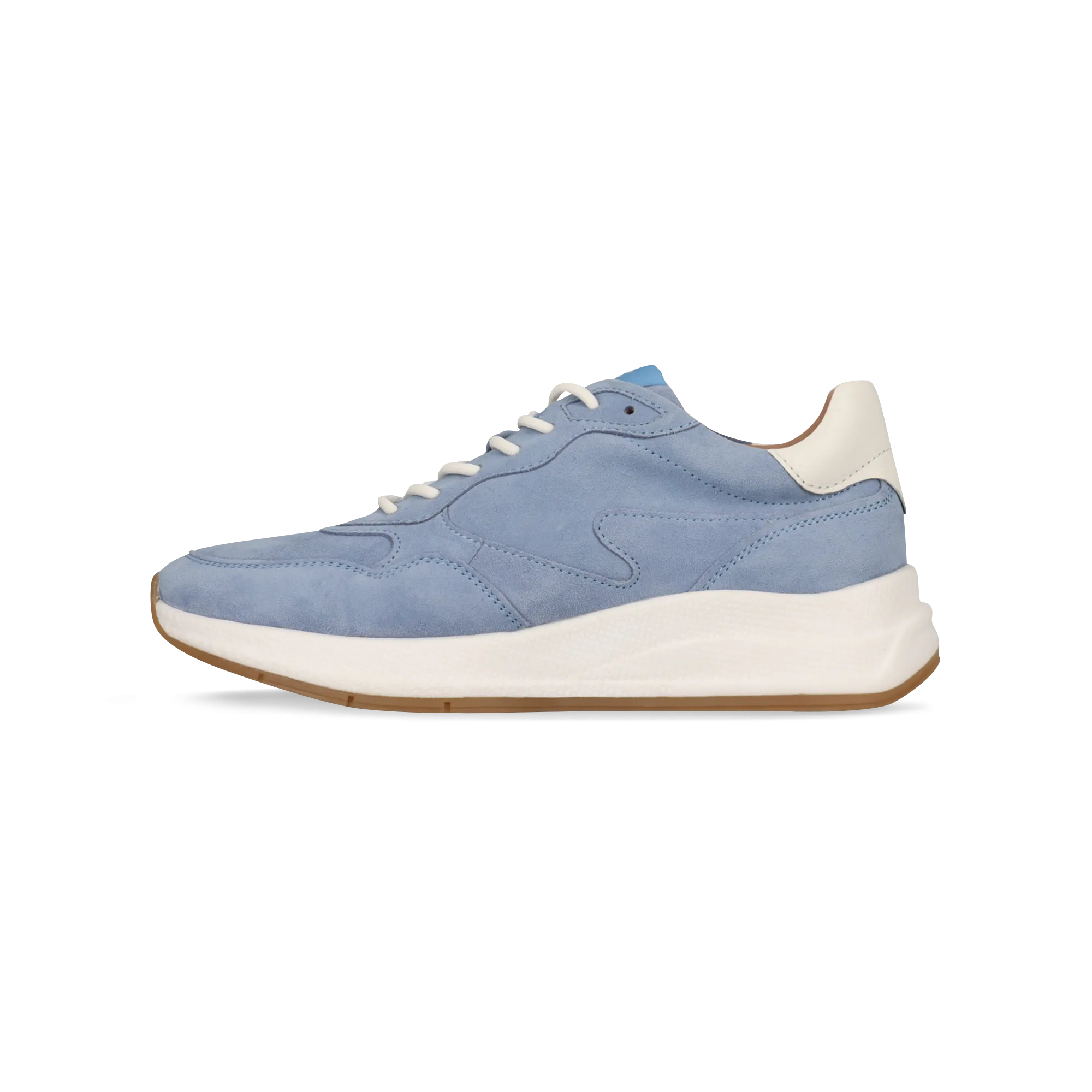 Leder Sneaker blau