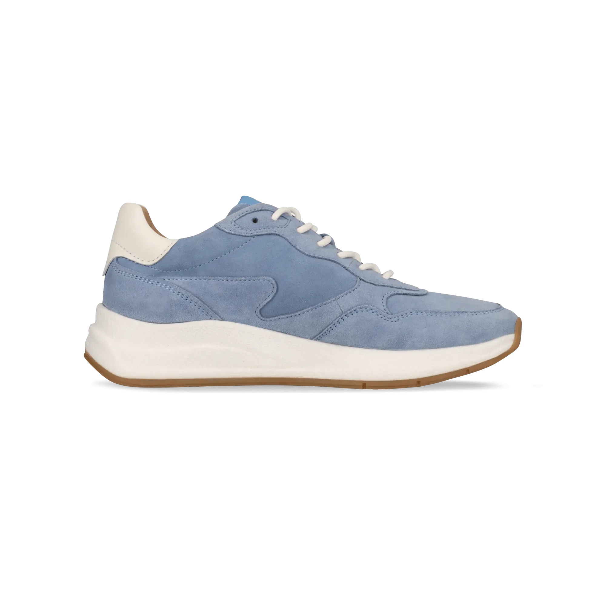 Leder Sneaker blau