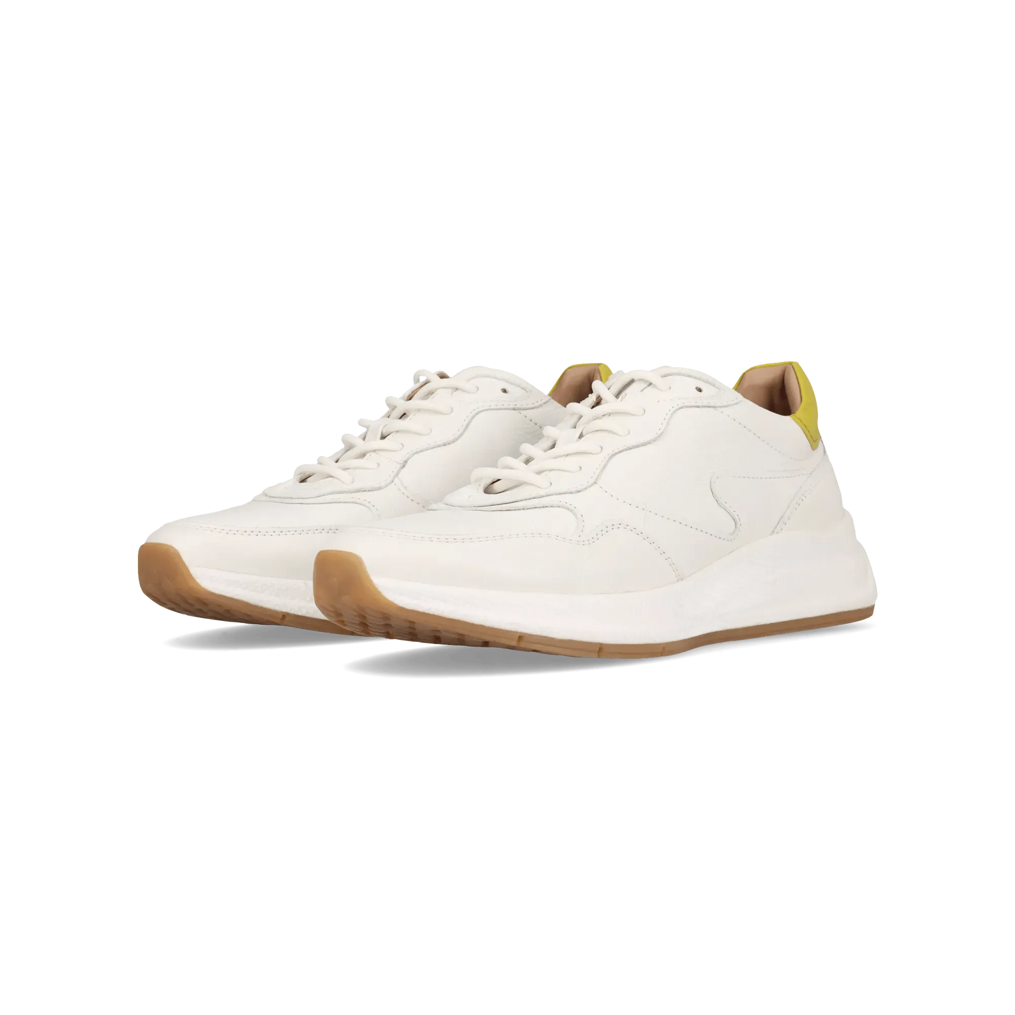 Leder Sneaker weiß