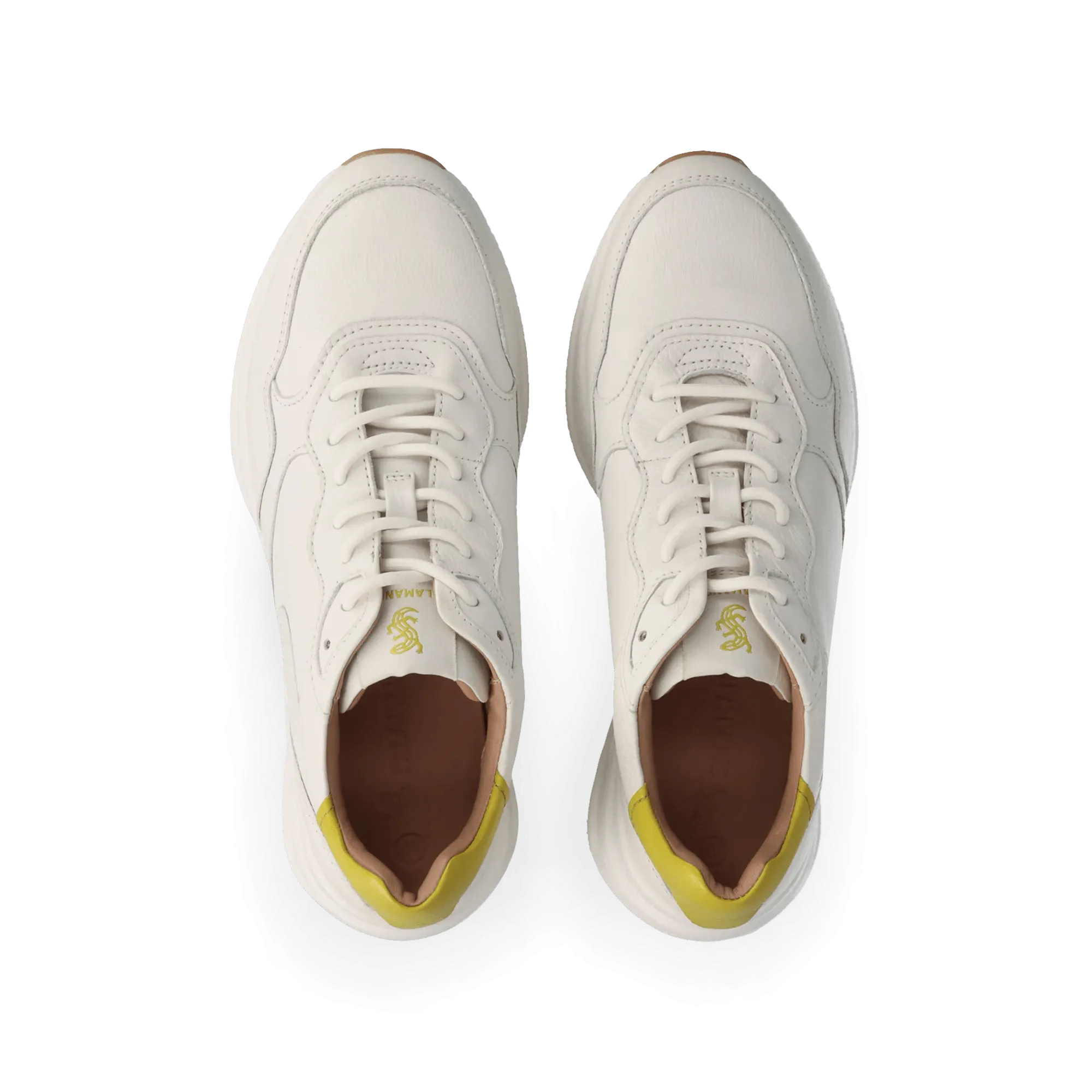Leder Sneaker weiß