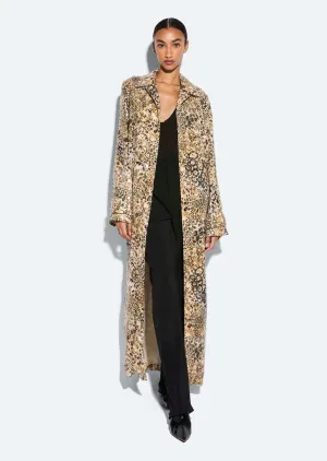 Leopard Sequin Coat