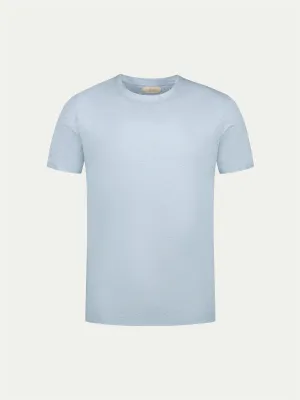 Light Blue Linen City T-shirt
