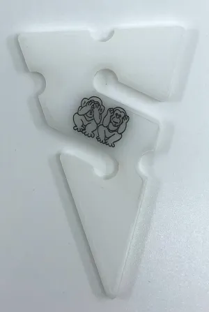 Light Monkey White Delrin Line Arrow