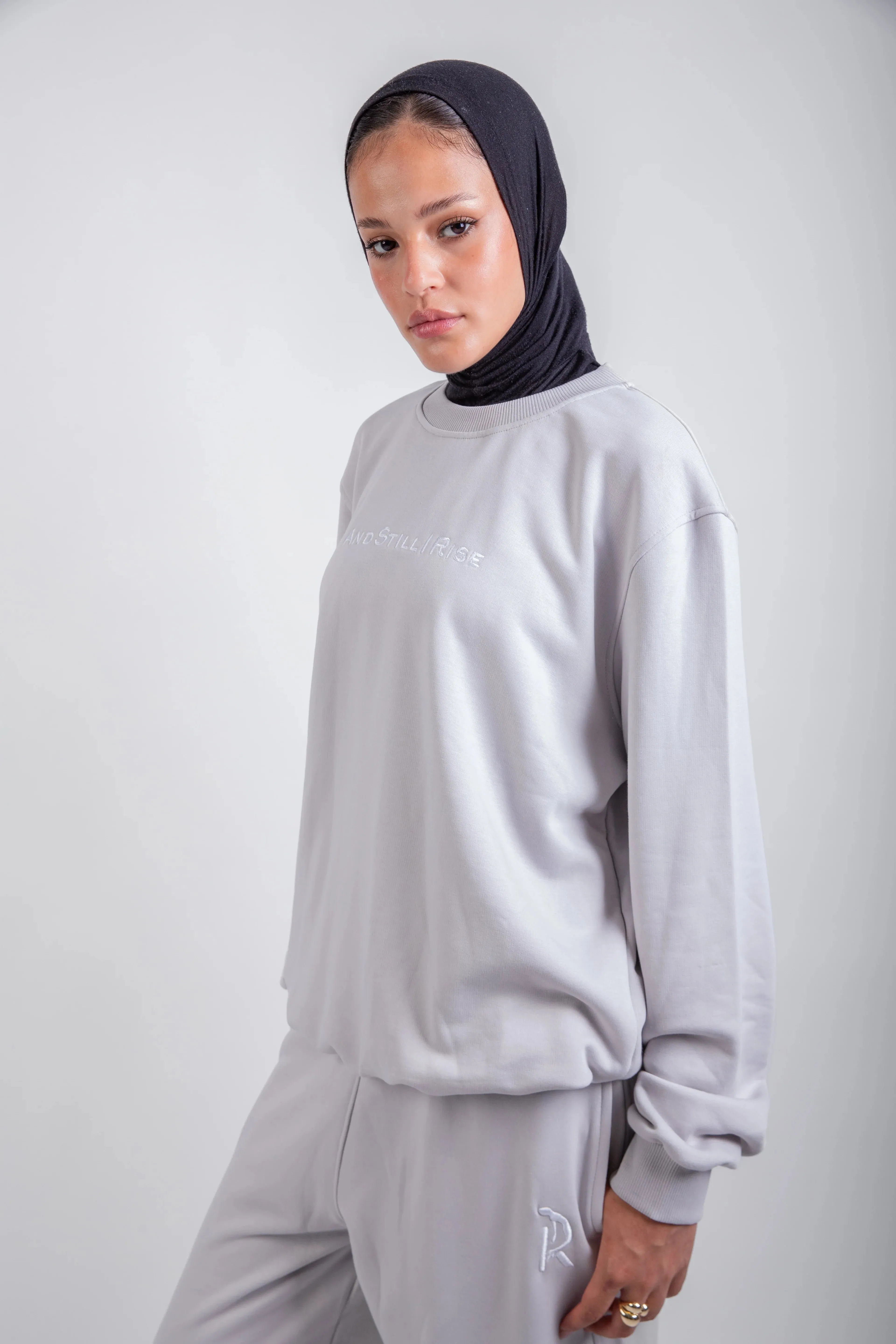 Limited Edition Shorts & Long Sleeve T-shirt-Silver Set