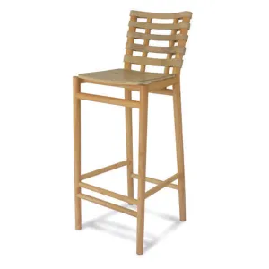 Linier Collection Bamboo Bar Stool