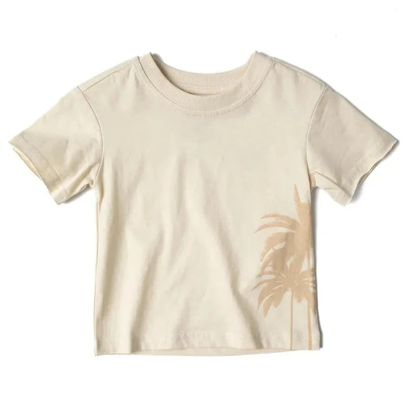 Little Bipsy Resort Palm Tee - Cream