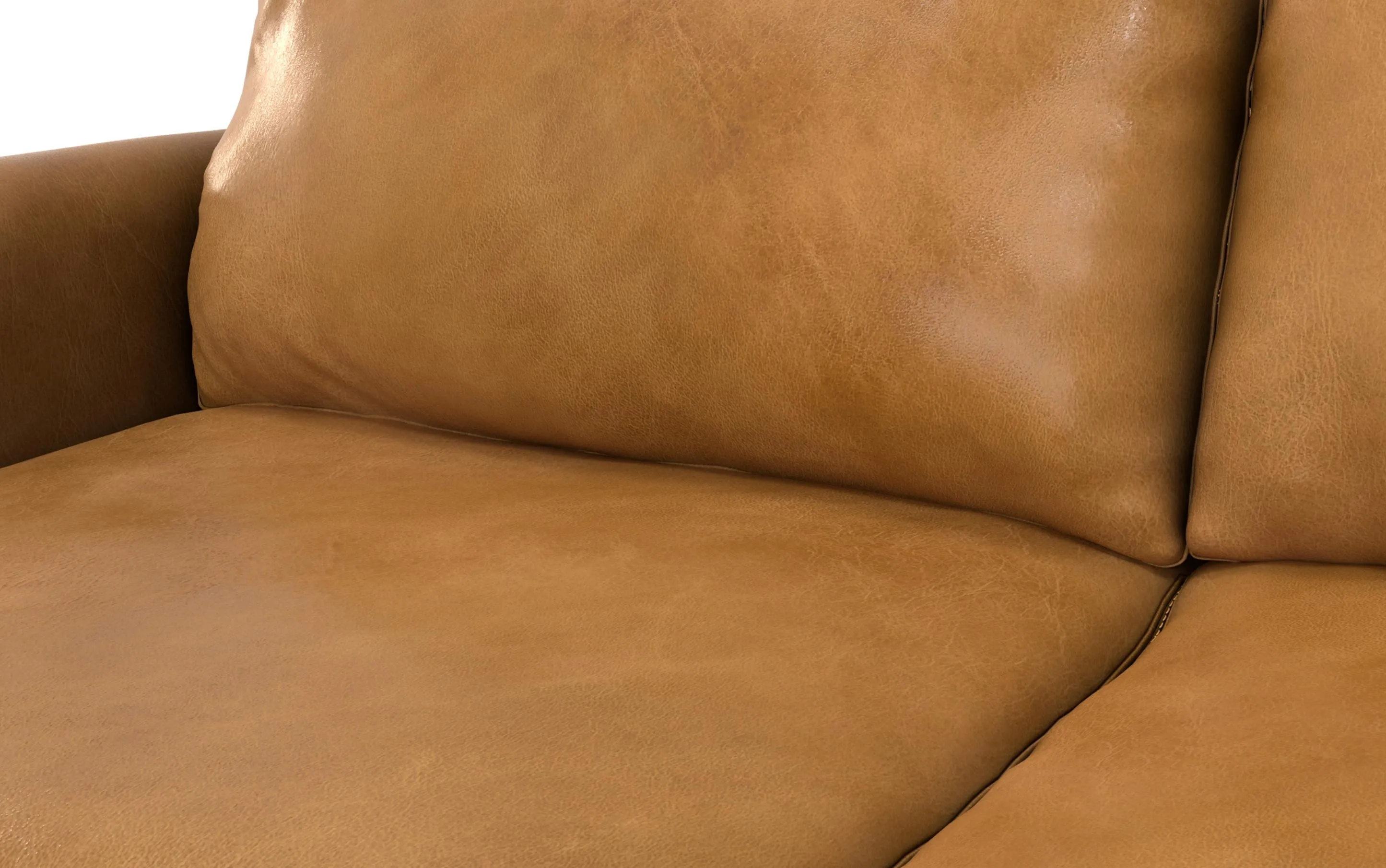 Livingston 90-inch Sofa in Genuine Leather