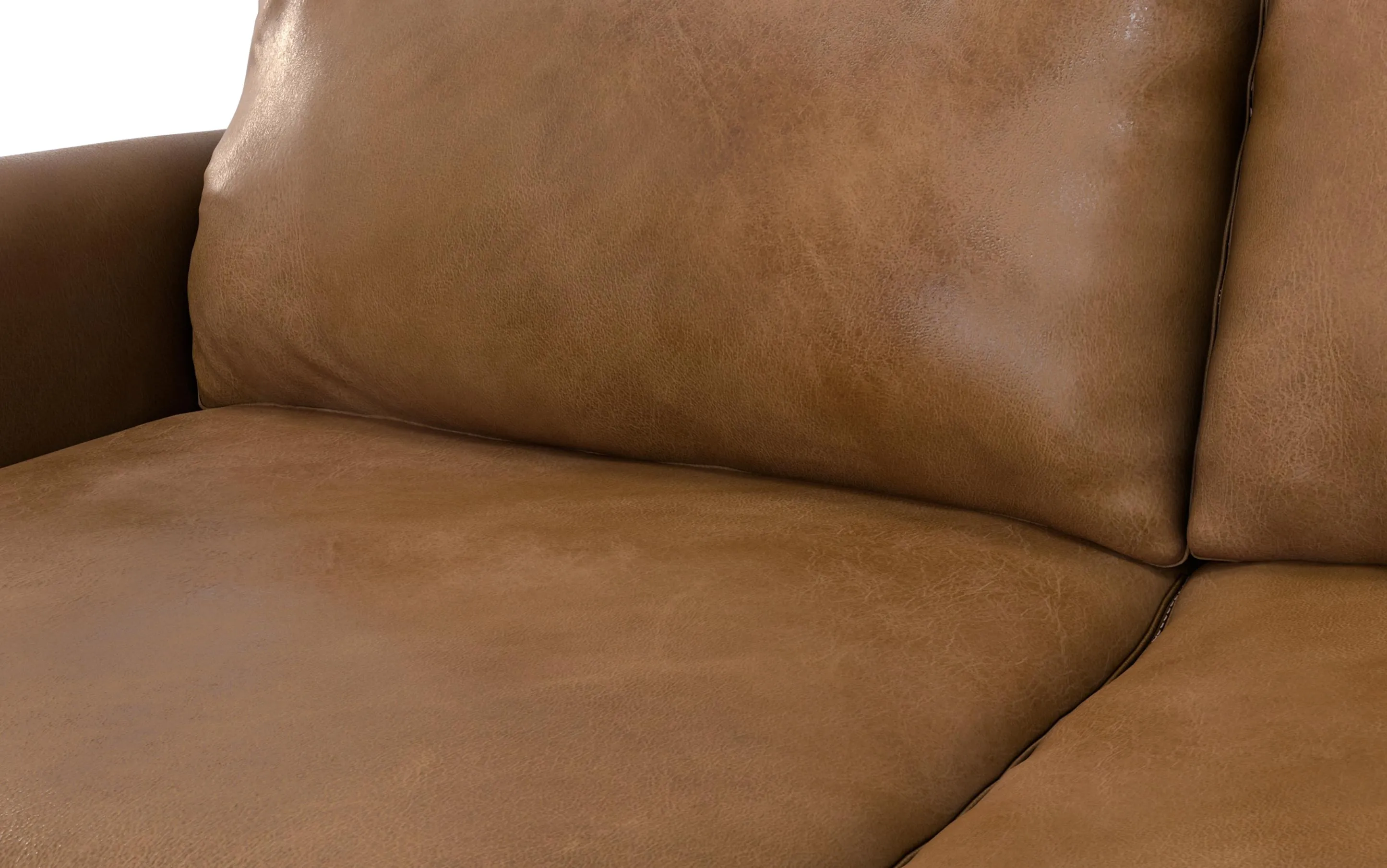 Livingston 90-inch Sofa in Genuine Leather