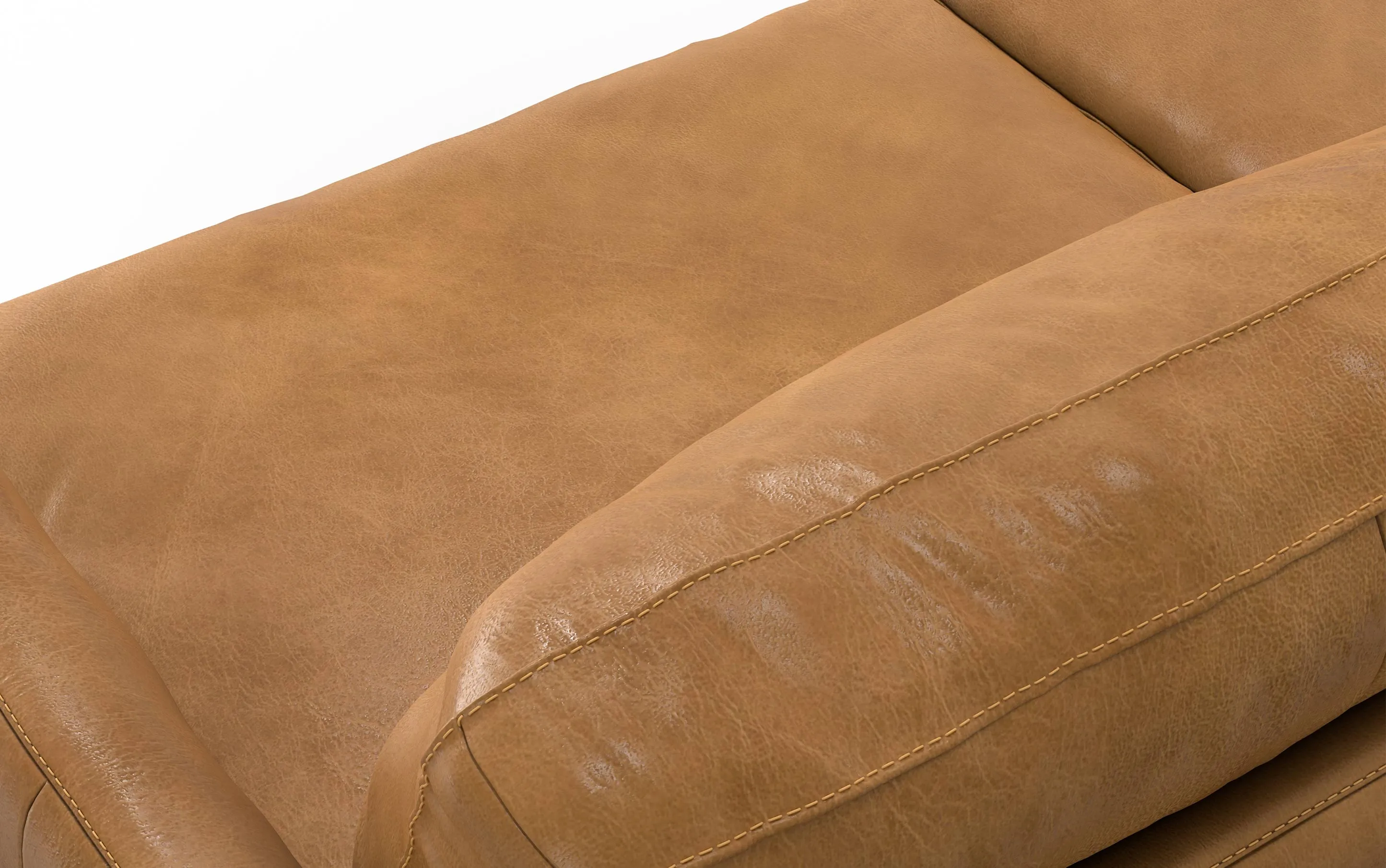 Livingston 90-inch Sofa in Genuine Leather