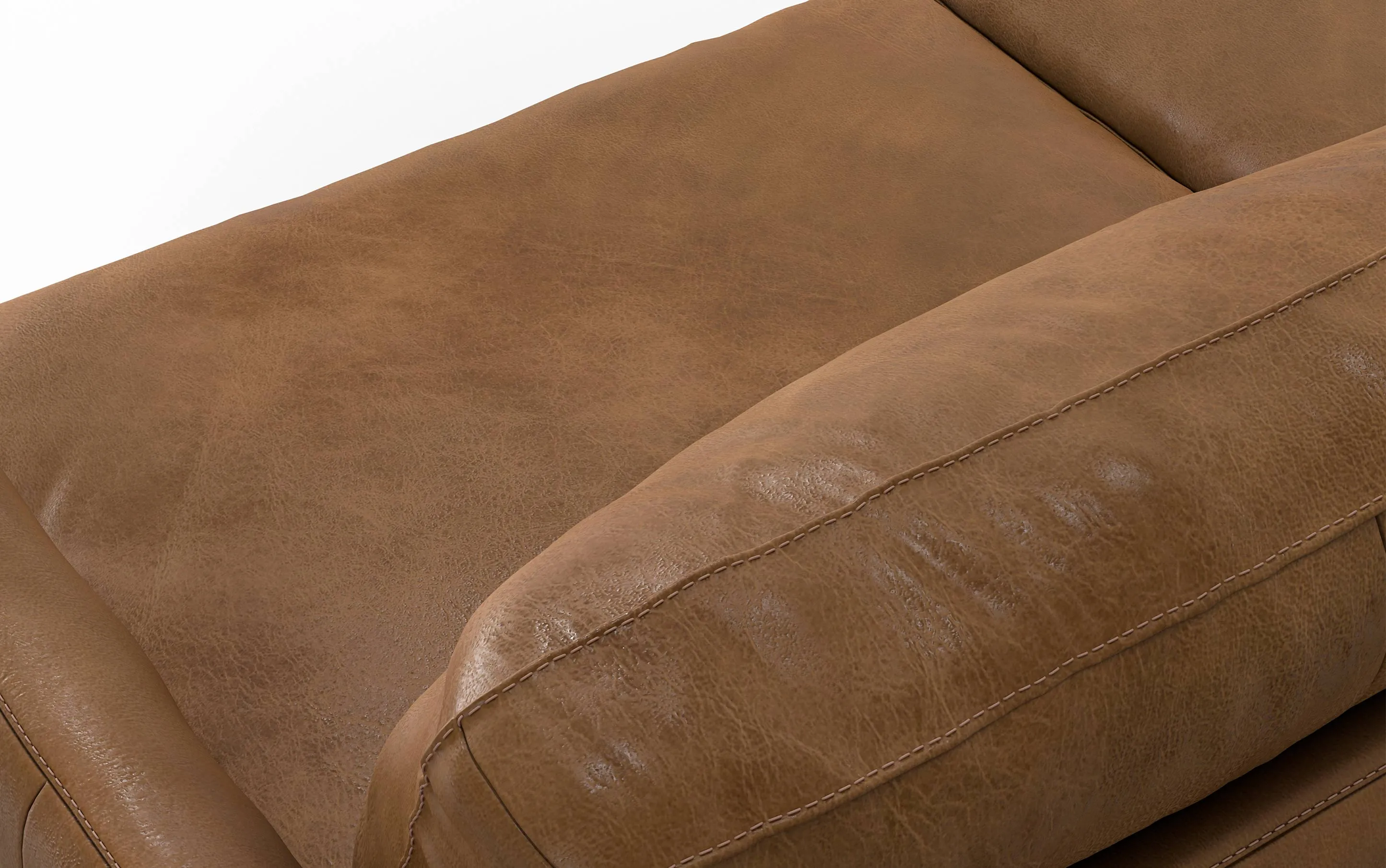 Livingston 90-inch Sofa in Genuine Leather