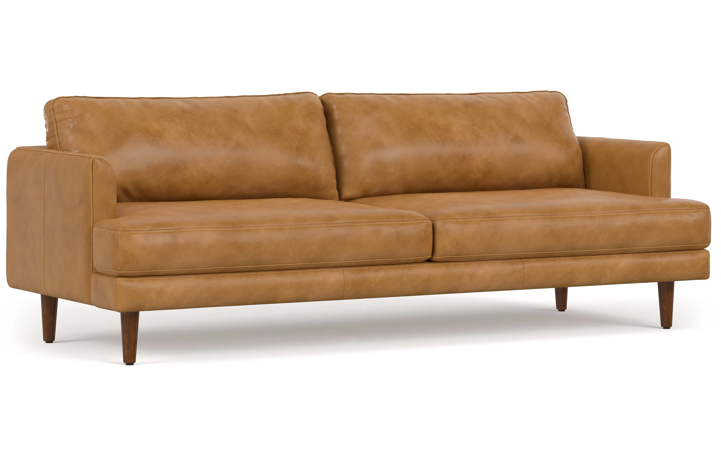Livingston 90-inch Sofa in Genuine Leather