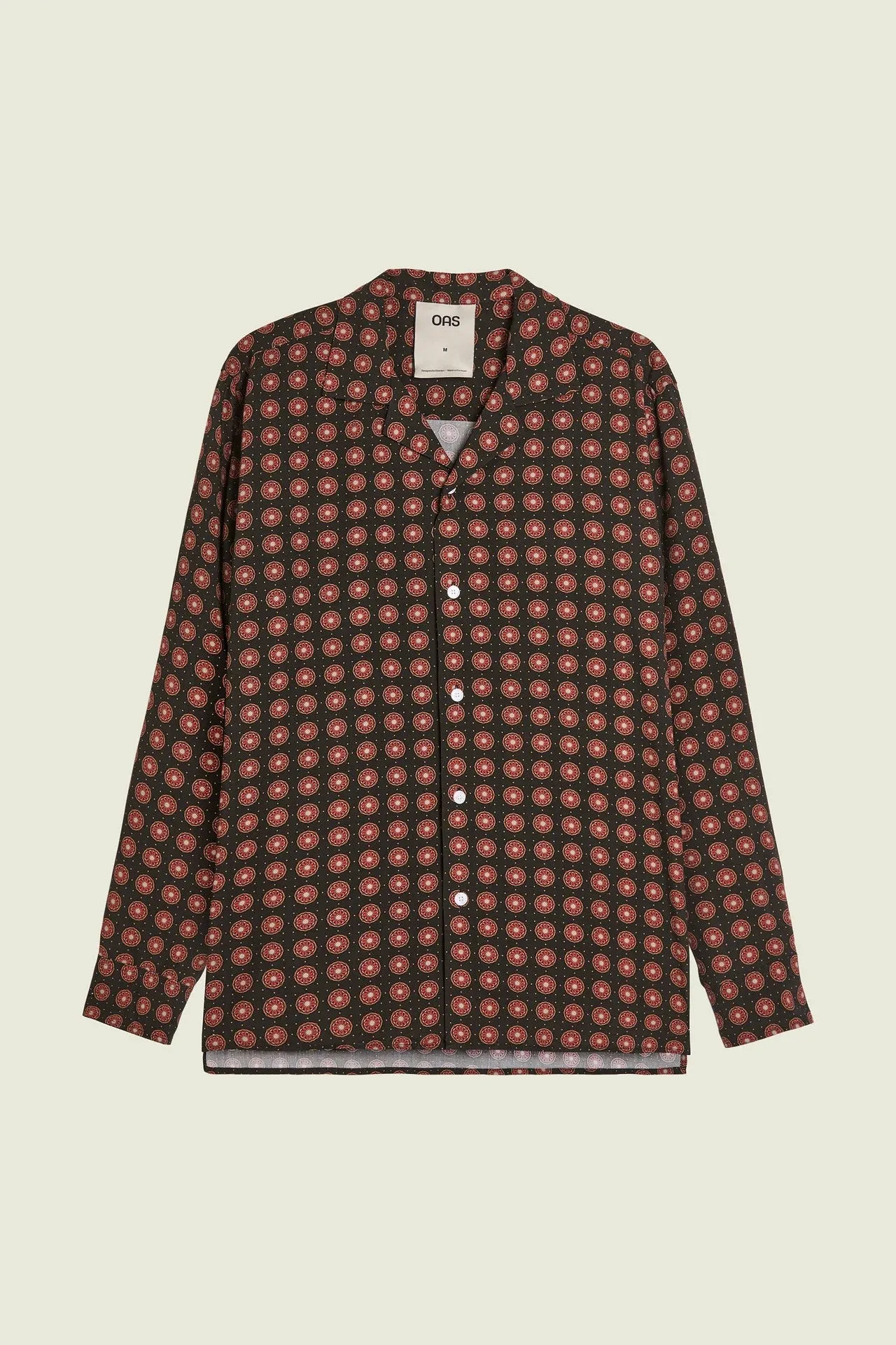 Lumo Viscose Long Sleeve Shirt | Coffee
