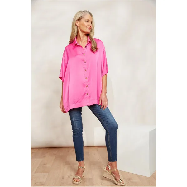 Luxe Relaxed Shirt - Pink