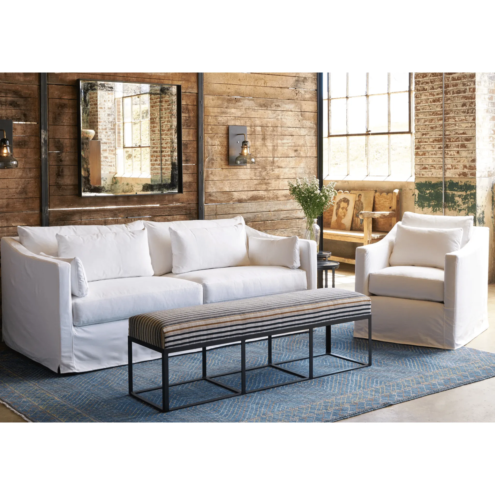 Maui 84in Slipcovered Queen Luxury Sleeper Sofa