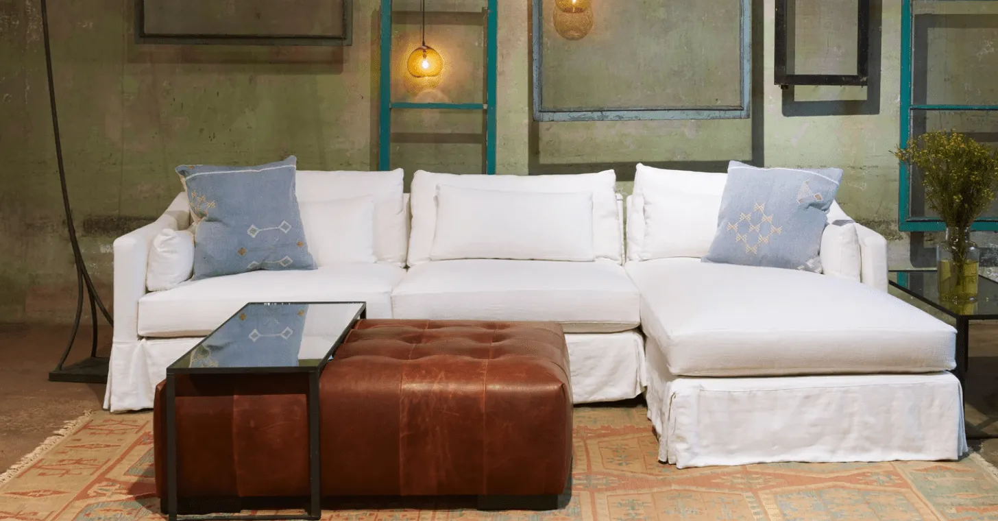 Maui Deluxe Two-Piece Slipcovered LAF Sectional