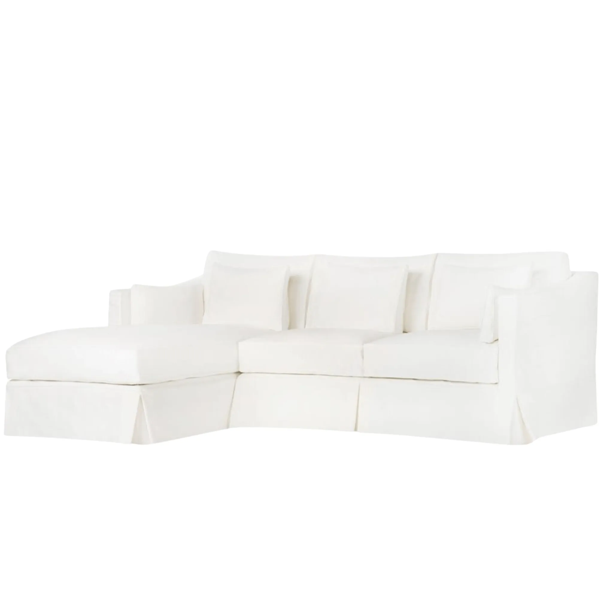 Maui Deluxe Two-Piece Slipcovered LAF Sectional