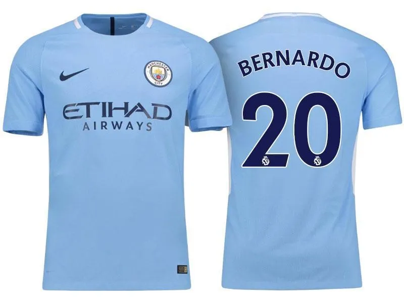 Men 20 Bernardo Silva Jersey Home Soccer Manchester City Jersey Premier League