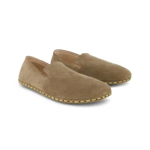 Men's Barefoot Grounding Suede Slip-on Shoes - Khaki